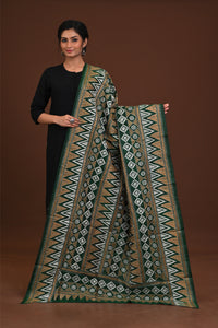 Pure Silk Kantha Dupatta