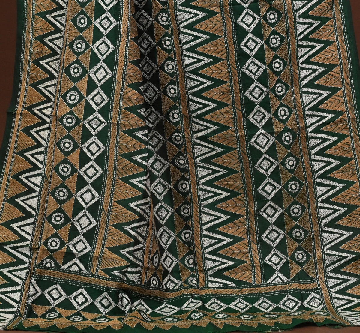 Pure Silk Kantha Dupatta