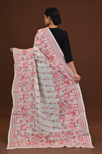 Pure Silk Kantha Dupatta