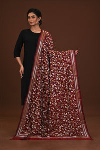 Pure Silk Kantha Dupatta