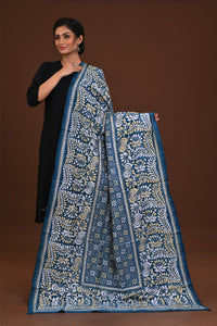 Pure Silk Kantha Dupatta