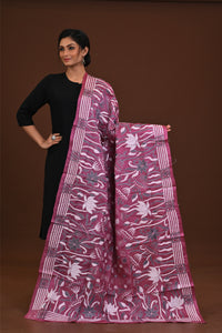 Pure Silk Kantha Dupatta