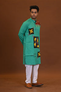 Ganesh Applique Kurta