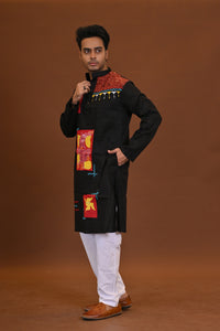 Ganesh Applique Kurta