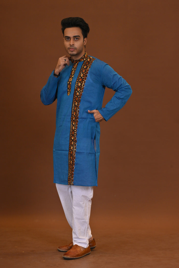 Kantha Applique Kurta