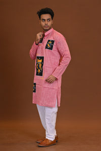 Fish Applique Cotton Kurta