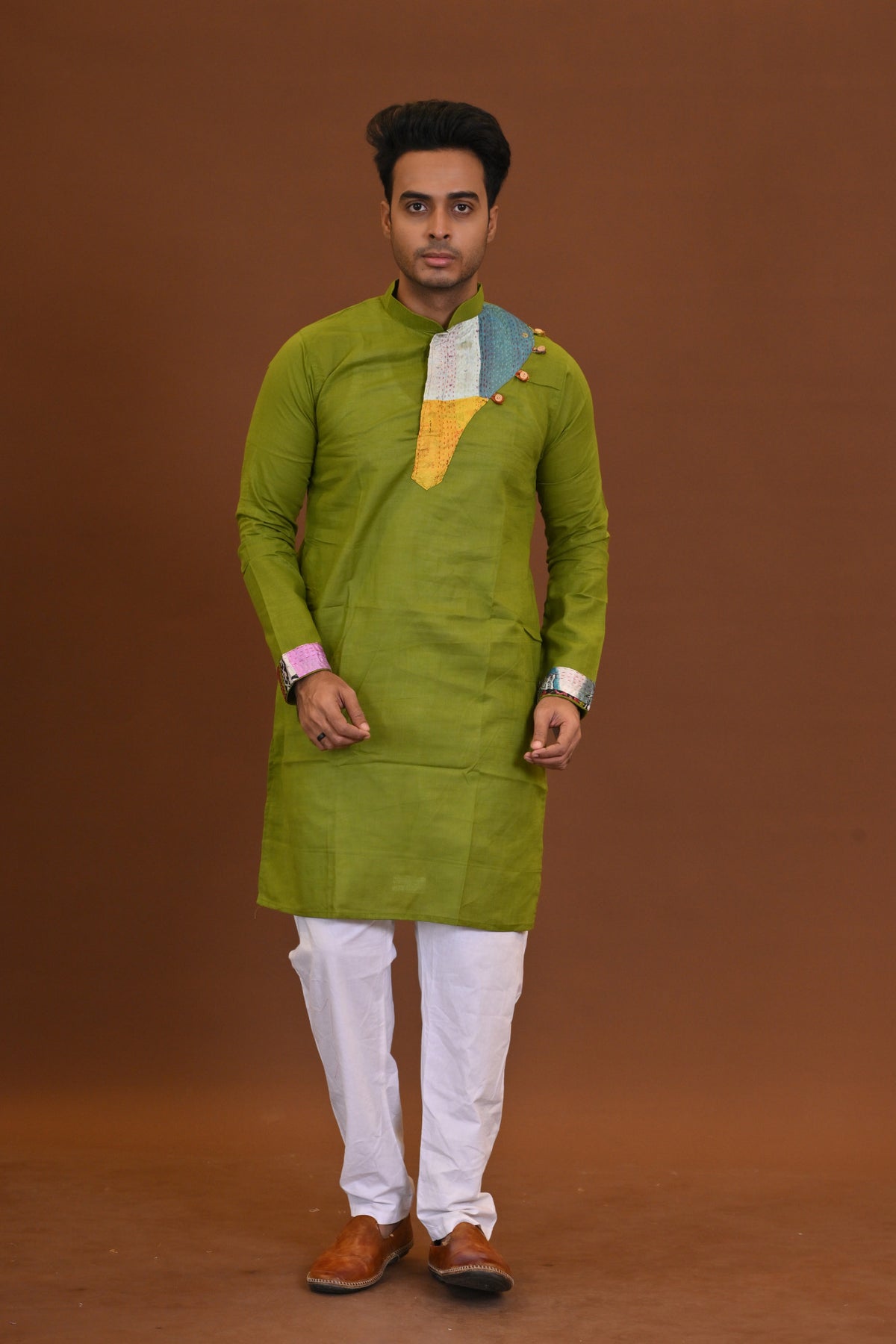 Slub Nakshi Kantha Kurta