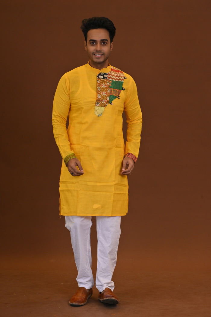 Slub Nakshi Kantha Kurta