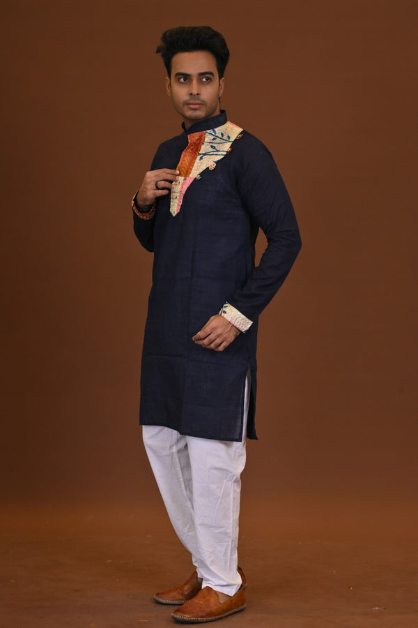 Slub Nakshi Kantha Kurta