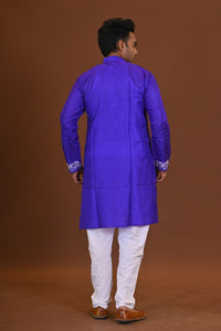 Bangalore Silk Kantha Kurta