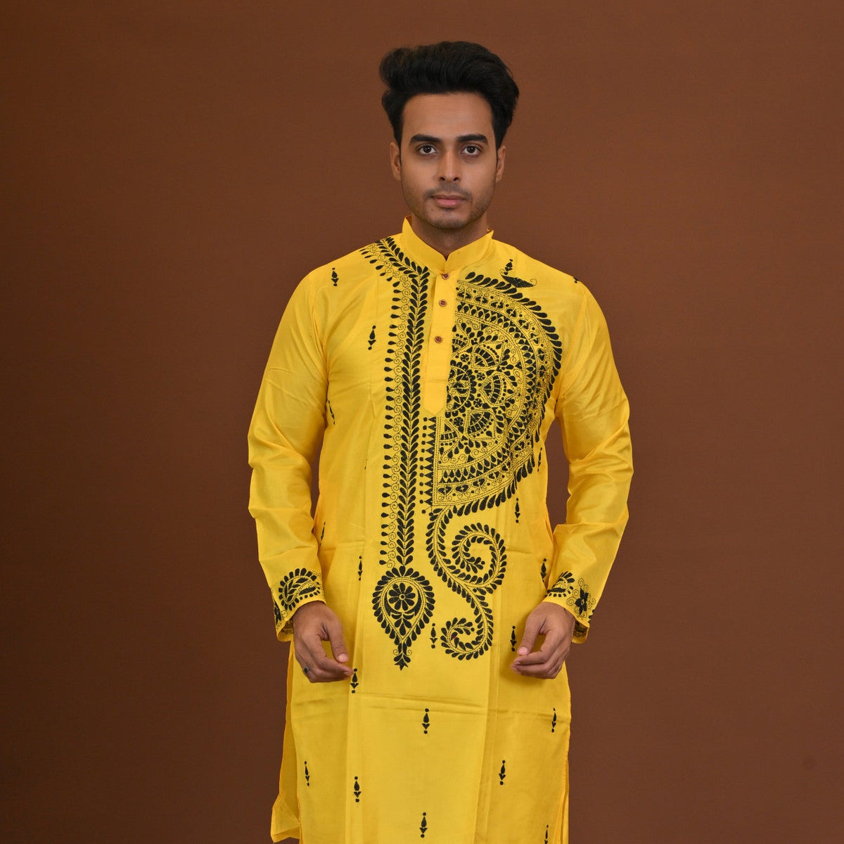 Bangalore Silk Kantha Kurta