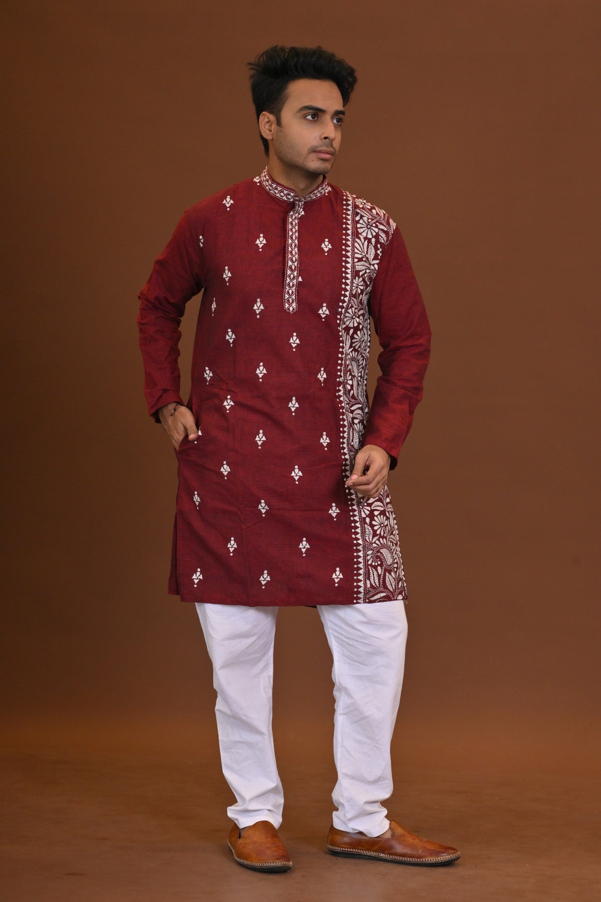 Handloom Kantha Kurta