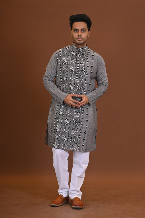 Handloom Kantha Kurta