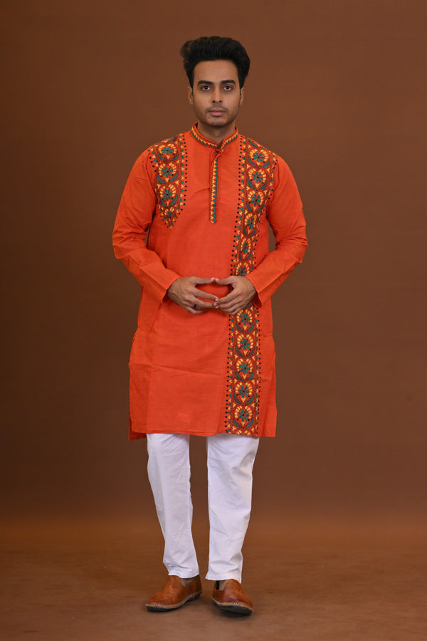 Handloom Kantha Kurta