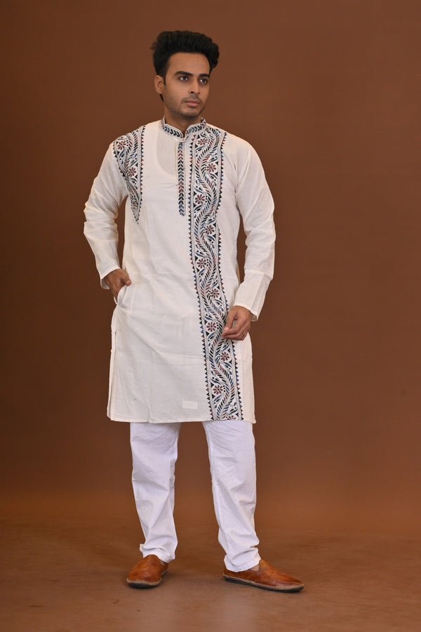 Handloom Kantha Kurta