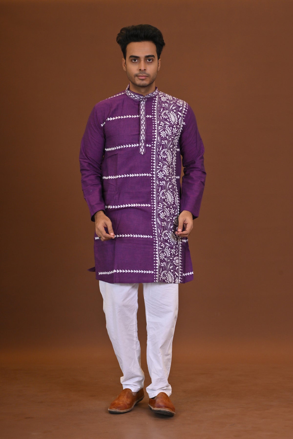 Handloom Kantha Kurta
