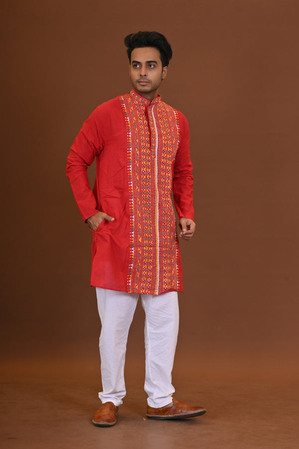 Handloom Kantha Kurta