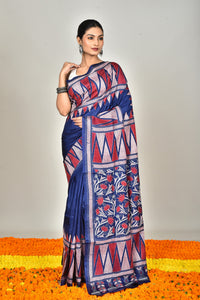BANGALORE SILK KANTHA SAREE