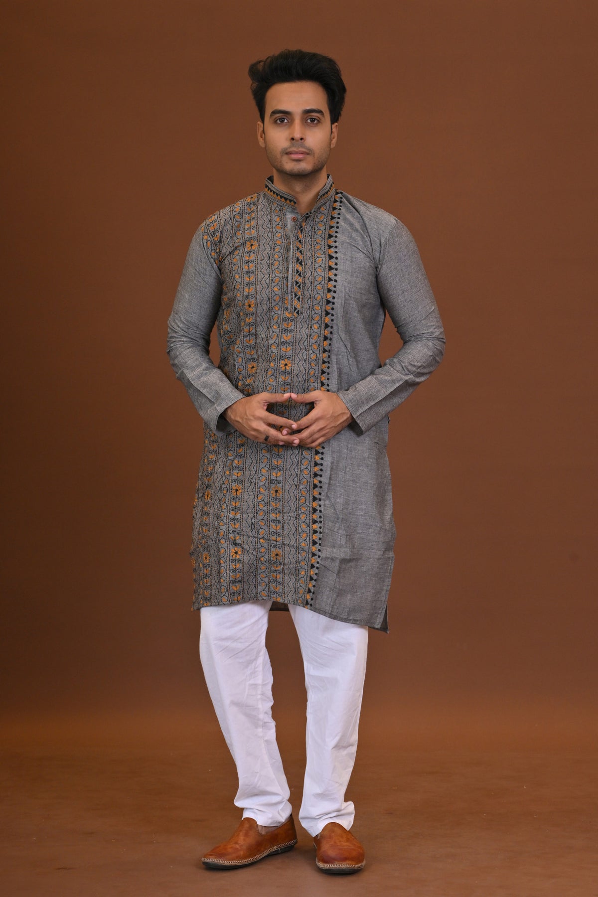 Handloom Kantha Kurta