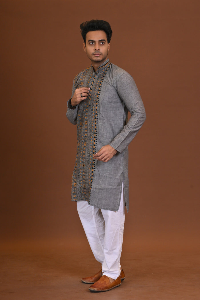 Handloom Kantha Kurta