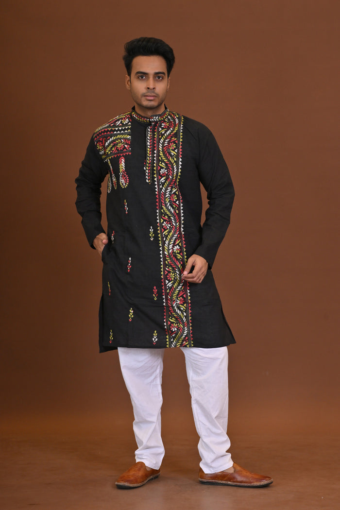Handloom Kantha Kurta