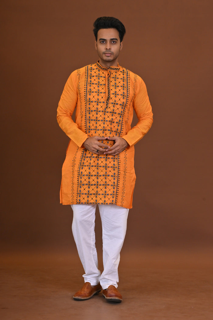 Handloom Kantha Kurta