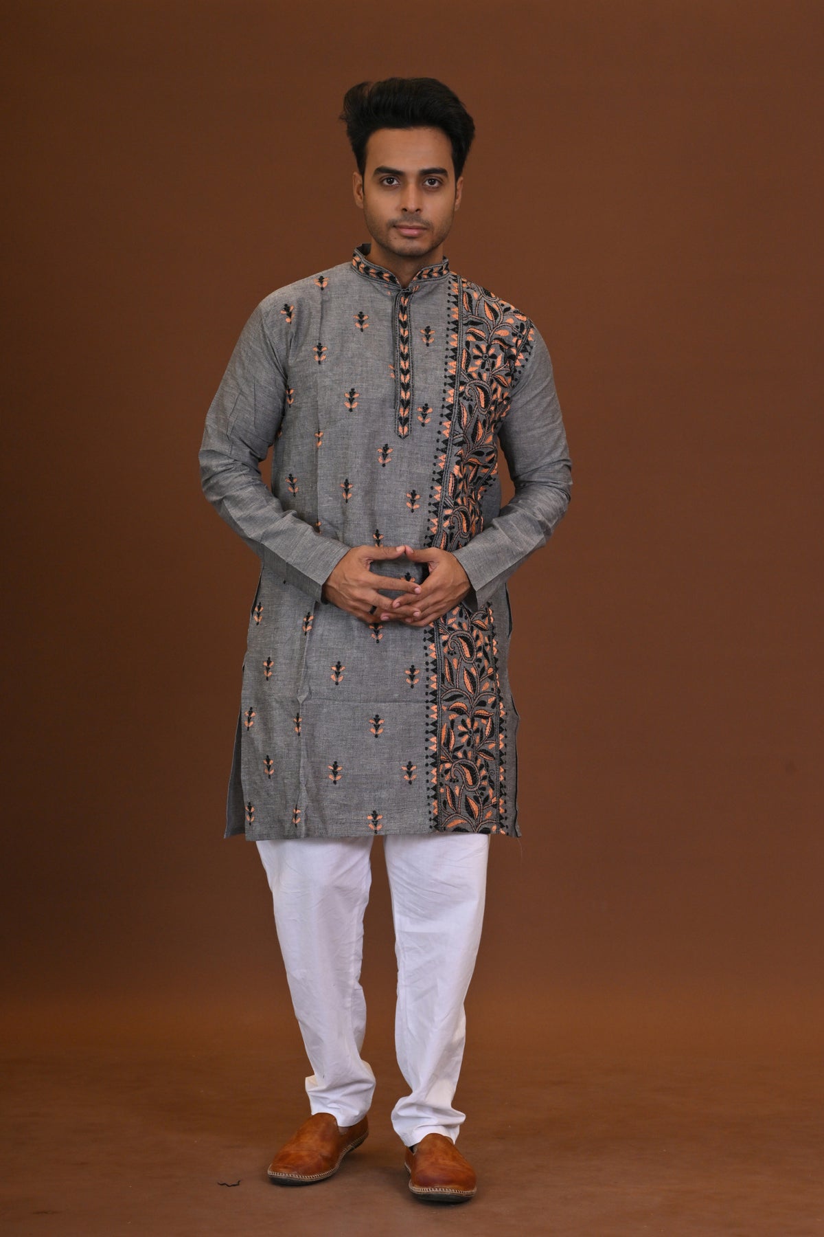 Handloom Kantha Kurta