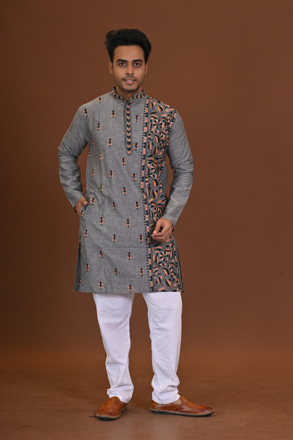 Handloom Kantha Kurta