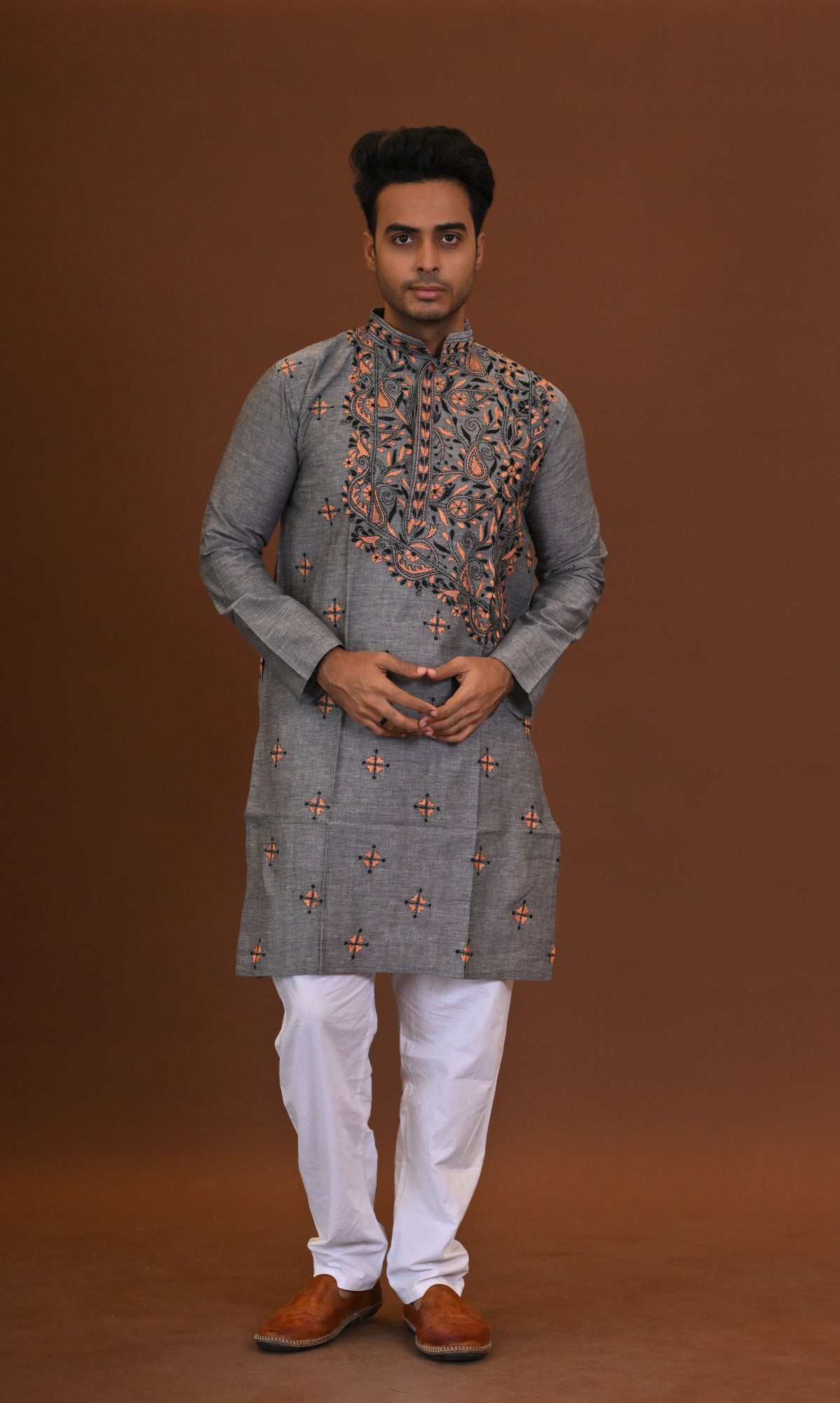 Handloom Kantha Kurta