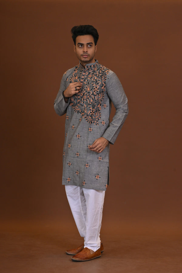 Handloom Kantha Kurta