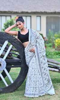 Pure Silk Kantha Saree