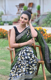 Special Batik Cotton Kantha Saree