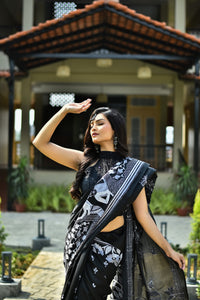 BANGALORE SILK KANTHA SAREE