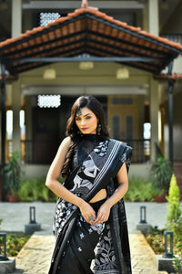 BANGALORE SILK KANTHA SAREE