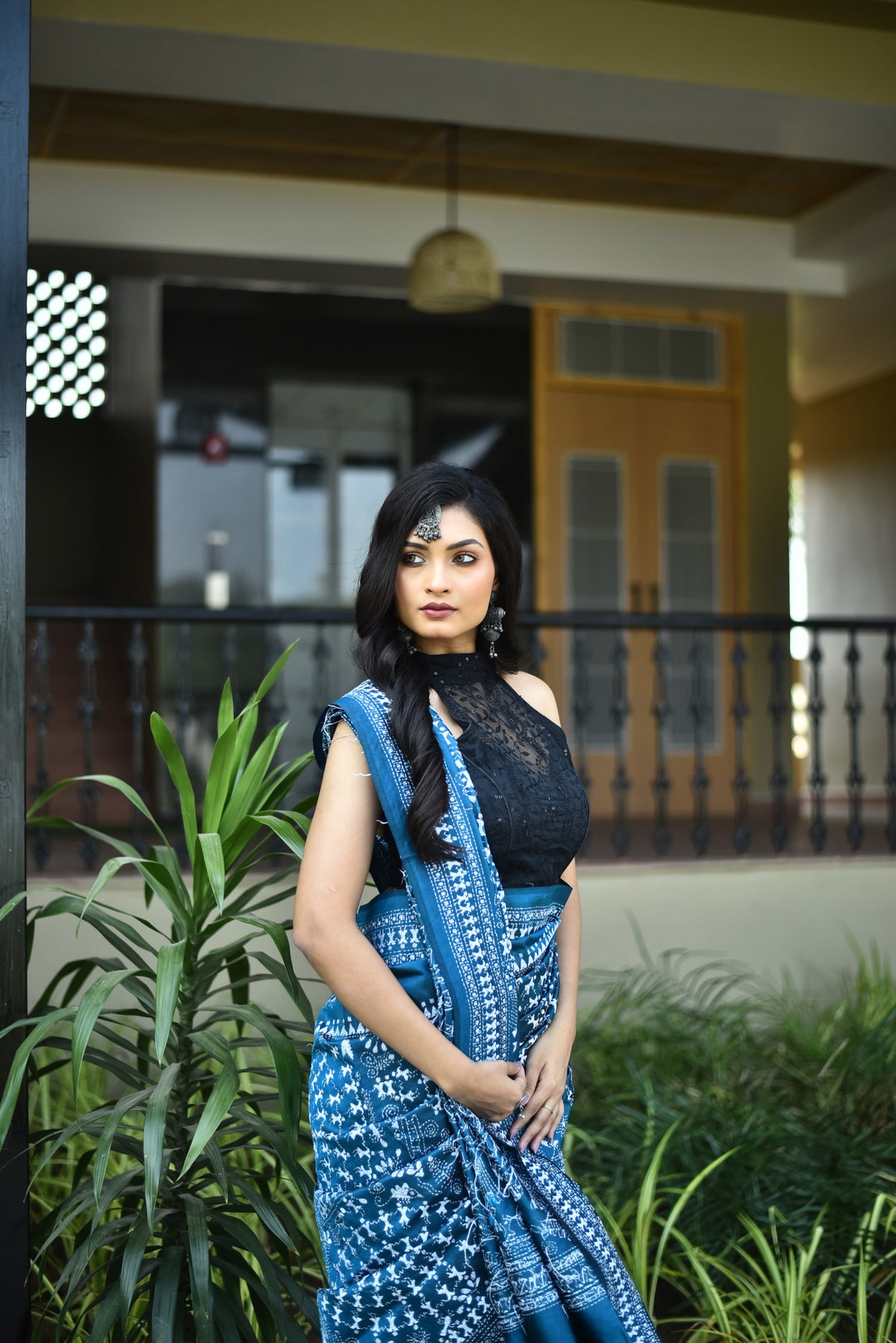 BANGALORE SILK KANTHA SAREE