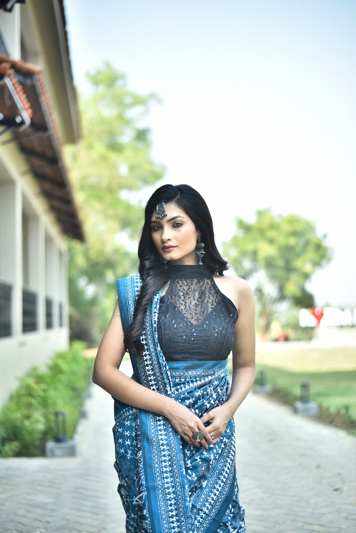 BANGALORE SILK KANTHA SAREE