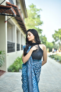 BANGALORE SILK KANTHA SAREE