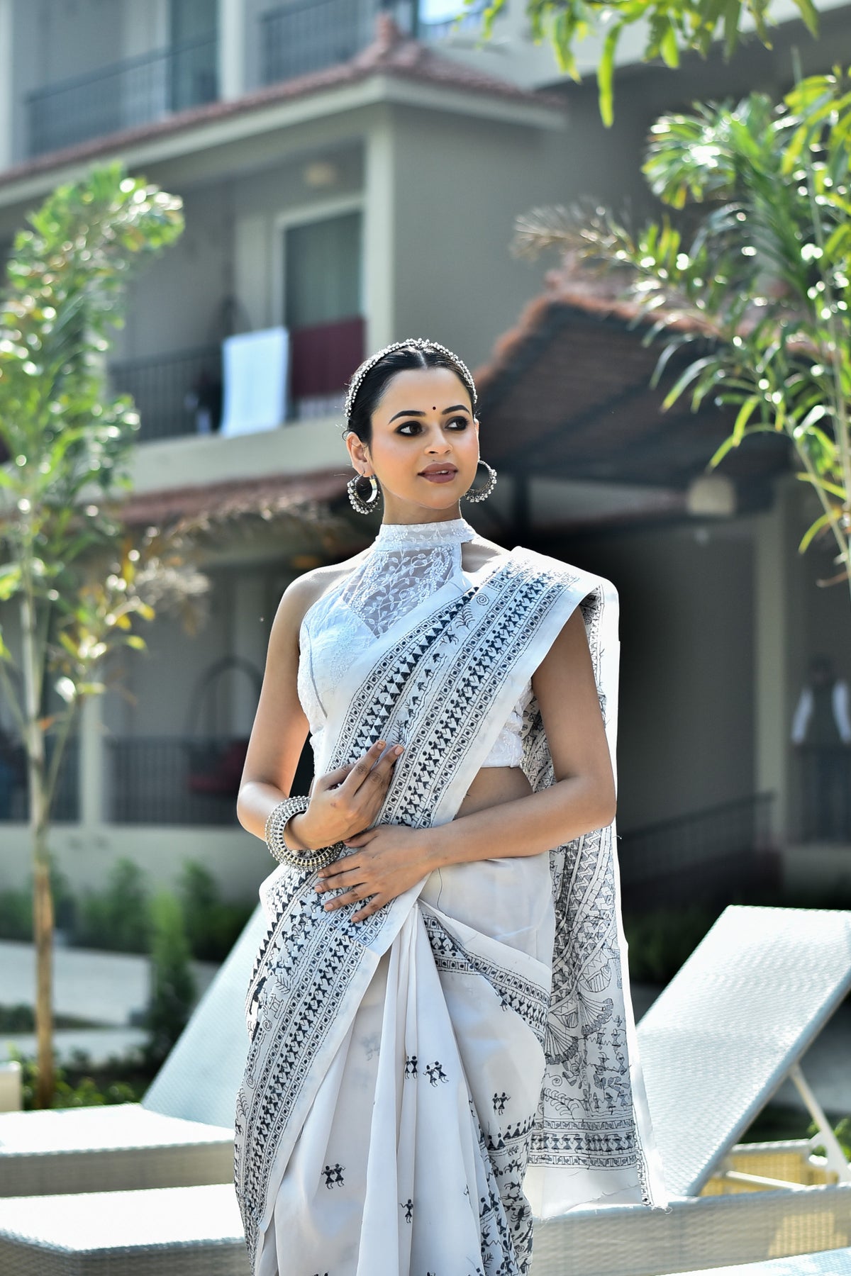 BANGALORE SILK KANTHA SAREE