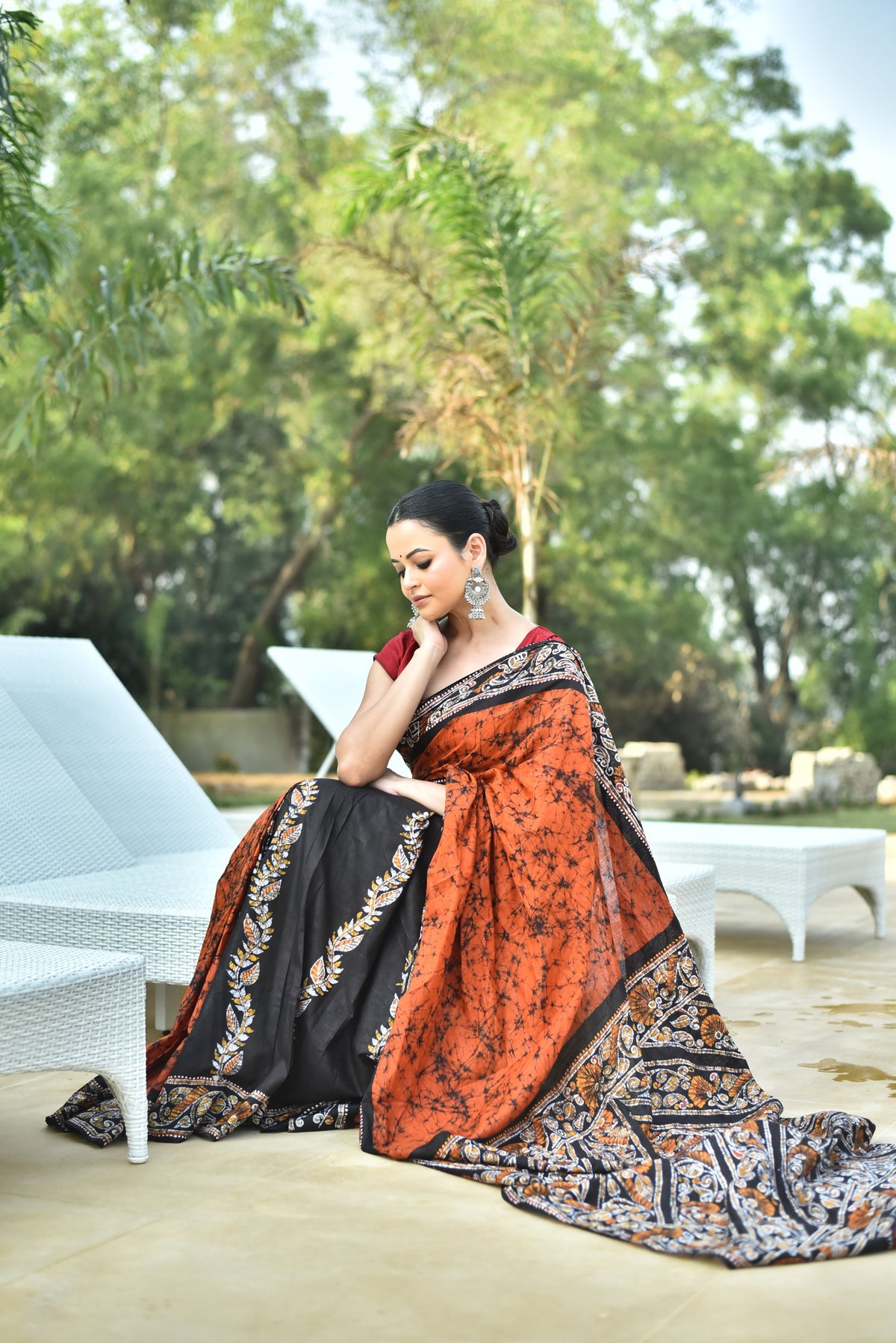 COTTON HAND BATIK SAREE