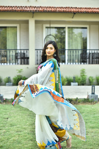 KERALA COTTON APPLIQUE SAREE