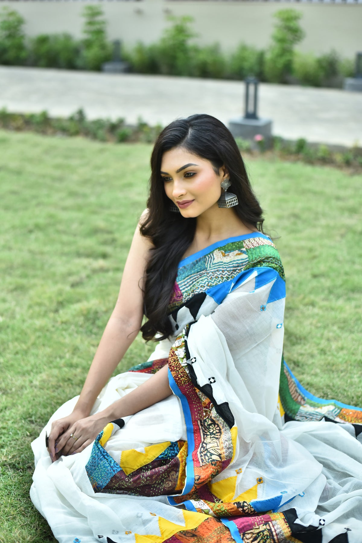 KERALA COTTON APPLIQUE SAREE