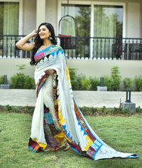 KERALA COTTON APPLIQUE SAREE