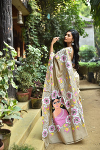 GACHI SILK KANTHA SAREE