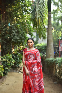 BANGALORE SILK KANTHA SAREE
