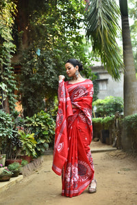 BANGALORE SILK KANTHA SAREE