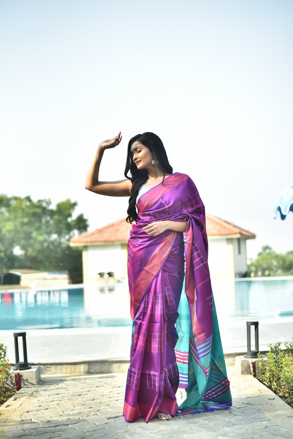 HANDLOOM JARI PAR GALANI SAREE