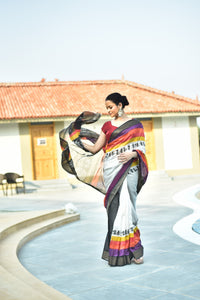 CHANDERI PRINT SAREE