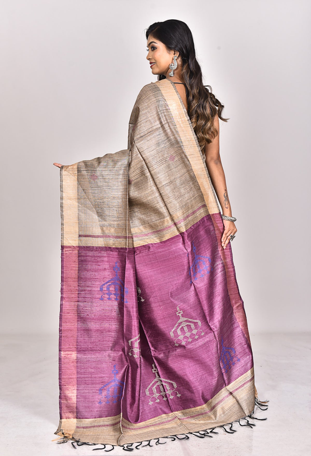 DUPION GHICHA SAREE