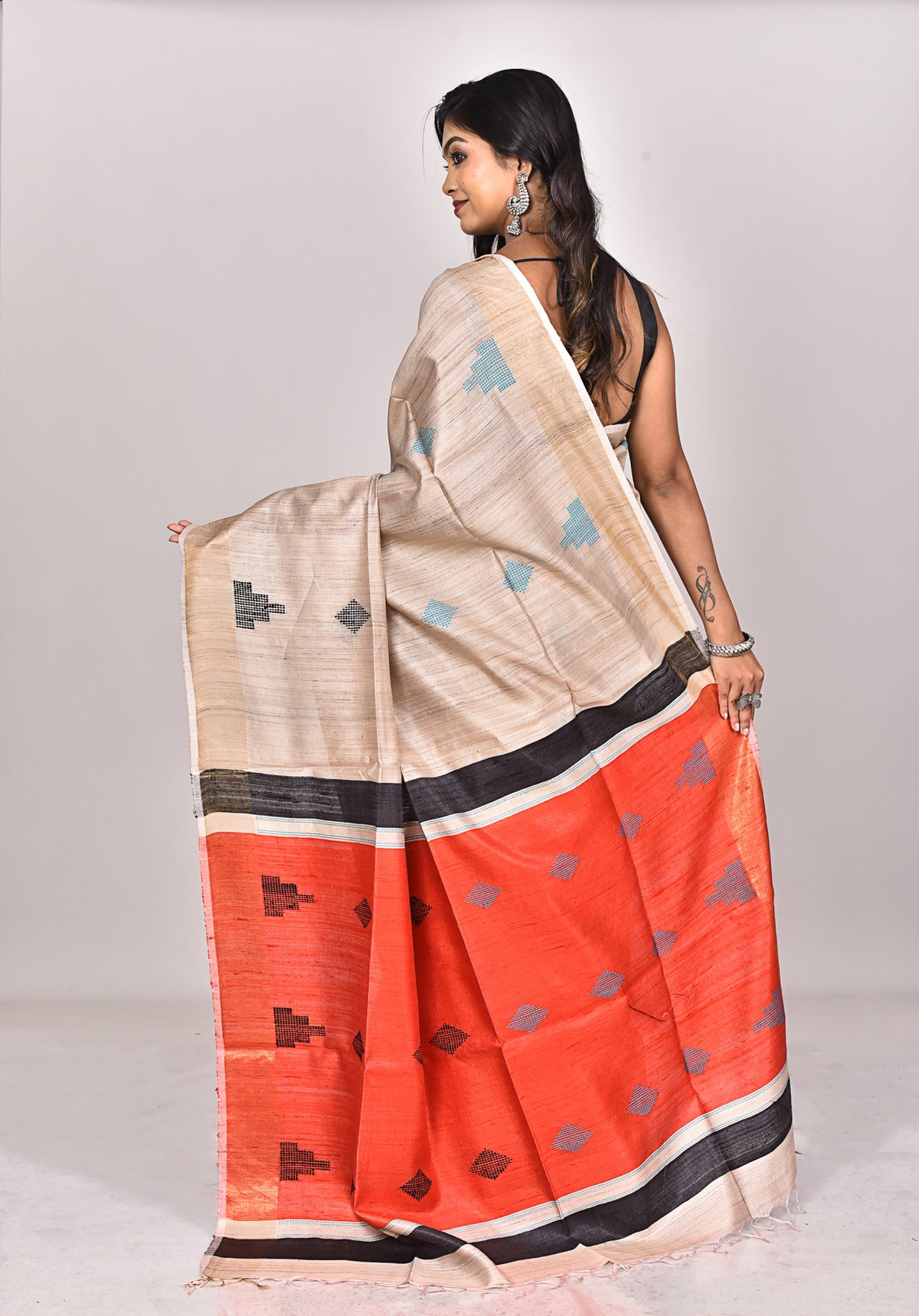DUPION GHICHA SAREE
