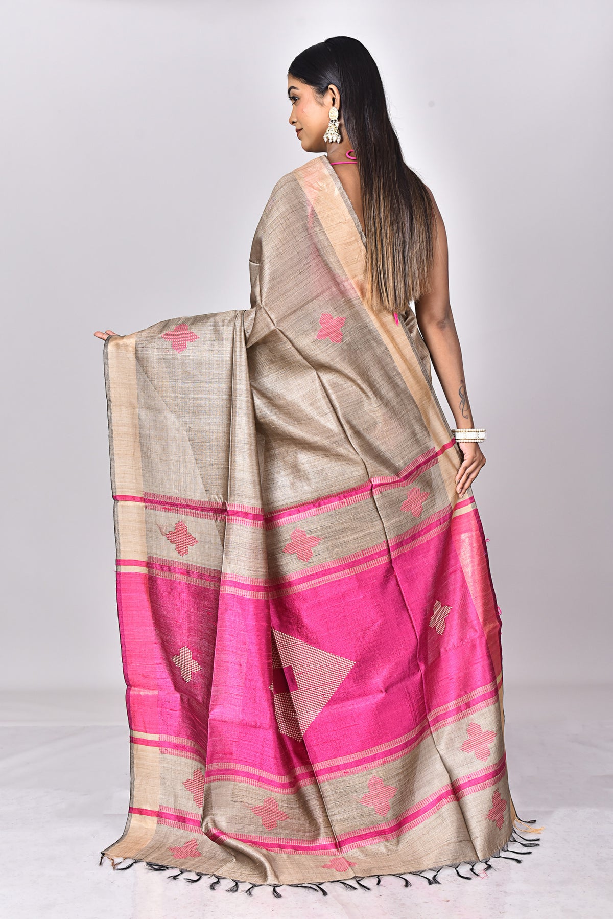 DUPION GHICHA SAREE